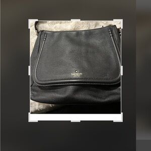 Kate Spade Black Pebbled Shoulder Bag